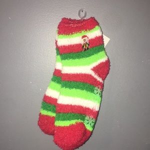 christmas fuzzy socks